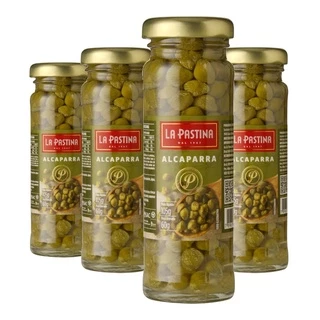 4x Alcaparras LA PASTINA Peso Drenado 60g