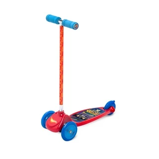 Patinete Hot Wheels Vermelho 3 Rodas Alumínio - F0055-1 FUN