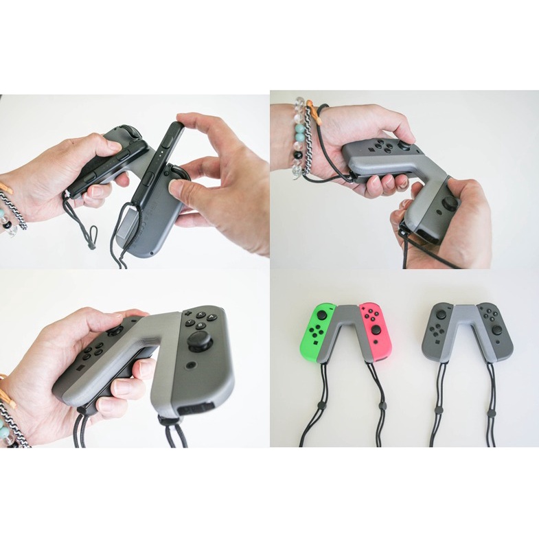 Suporte Controle Nintendo Switch Joy-Con - Grip Em V - Encaixe