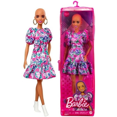 Boneca Barbie Fashion and Beauty - Loira Vestido Azul Glitter GRB32 Cod:  5021-6 Mattel