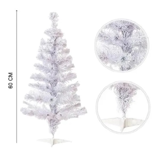 Comprar Árvore De Natal Branca 60 CM - Casa Bonita Utilidades