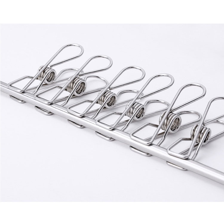 Kit 80 Prendedores Roupas Clips Inox Para Varal e Alimentos Shopee Brasil