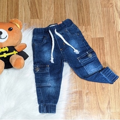 Calça jeans para bebe de hot sale 3 meses