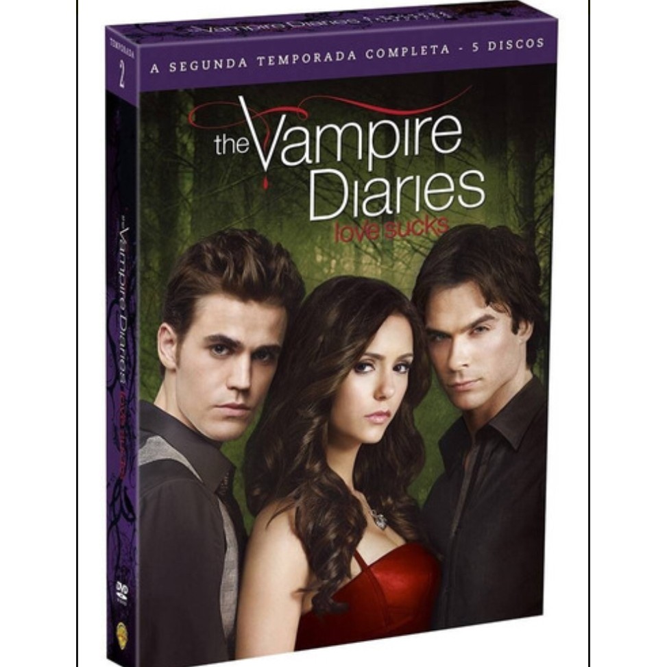 DVD The Vampire Diaries 2ª temporada completa - Lacrado | Shopee Brasil