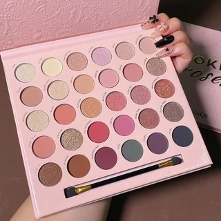Paleta De Sombras 30 Cores Peroladas Foscas Com Lantejoulas Iluminadora Terrosa/Iluminador/Maquiagem/Cosméticos