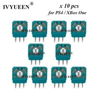10 PCS Para PlayStation 4 PS4 PRO Slim Controller Joystick Controlador Eixo Sensor Analógico Microchave XBOX ONE X S Módulo De 3 Pinos