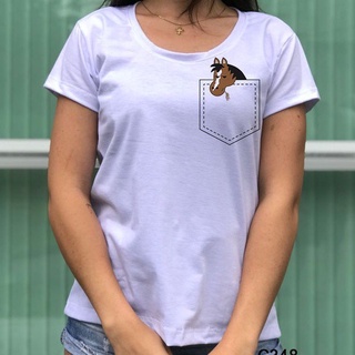 Blusa Feminina Bolso Cavalo Dormindo Country
