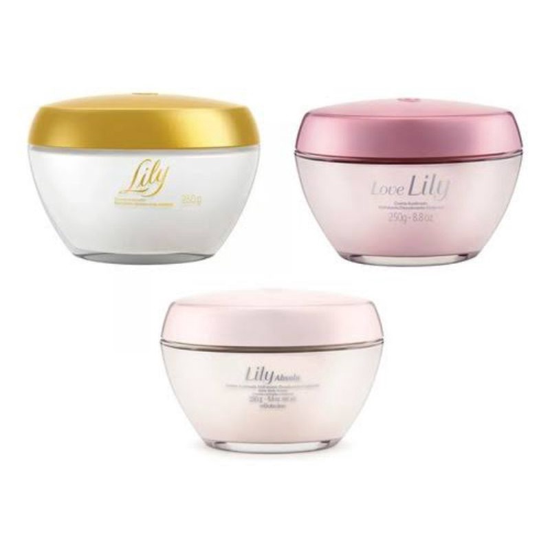 Creme Acetinado / Refil Desodorante Corporall Lily, Love Lily E Lily ...