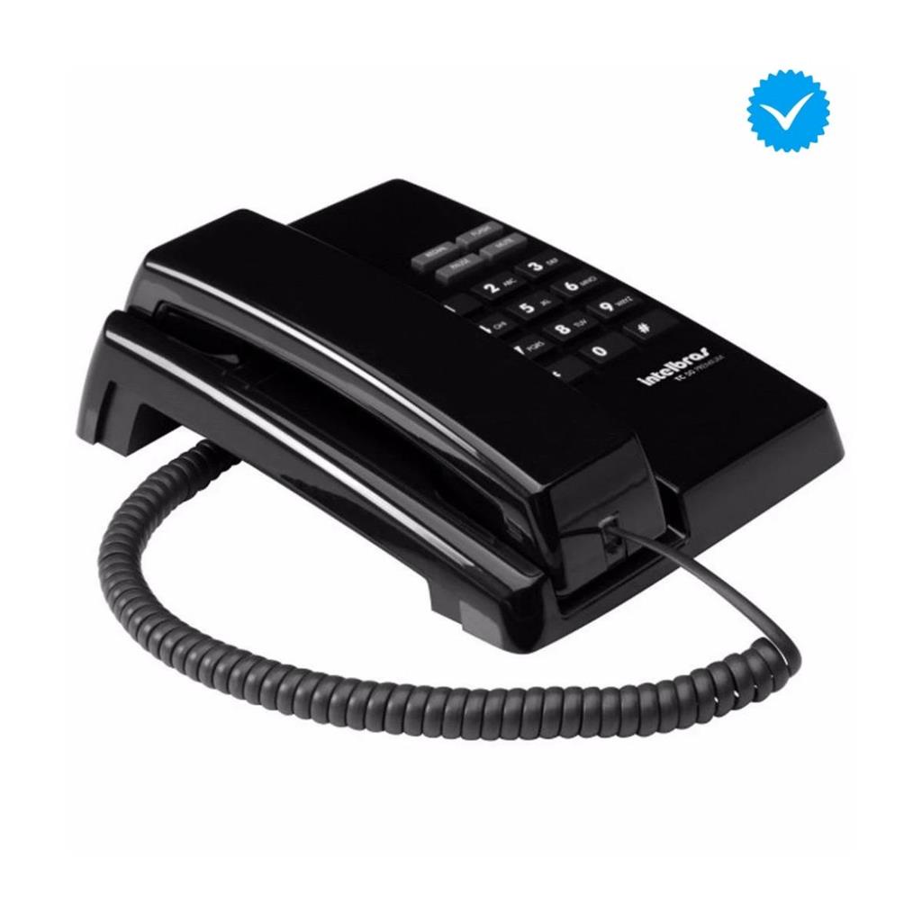Telefone Fixo com Fio TC 50 premium Preto Revenda Oficial | Shopee Brasil