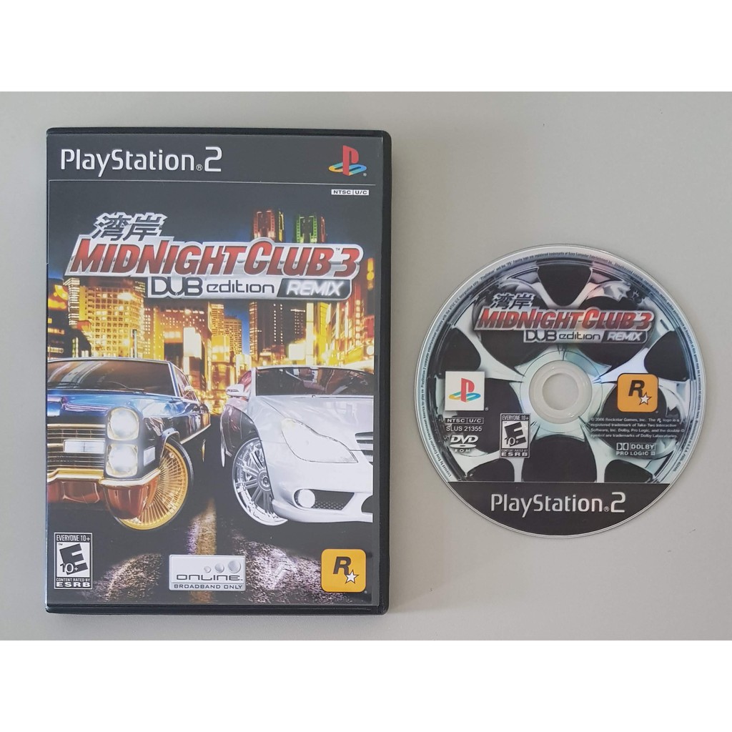 Ps2 - Midnight Club 3 Dub Remix Edition - Leia a descrição