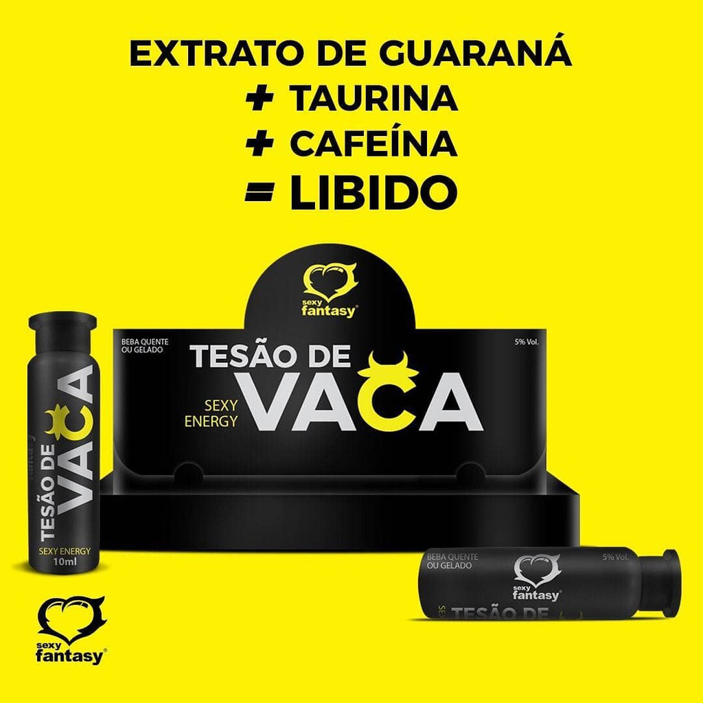 Tesão de Vaca Original - Energético Afrodisíaco Natural - Desconto no Preço