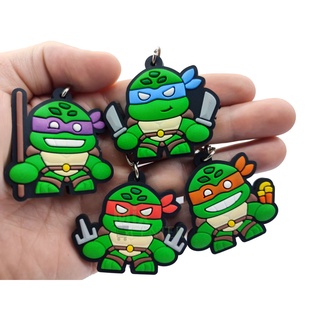 Chaveiro As Tartarugas Ninja  Leonardo, Donatello, Michelangelo e Raphael