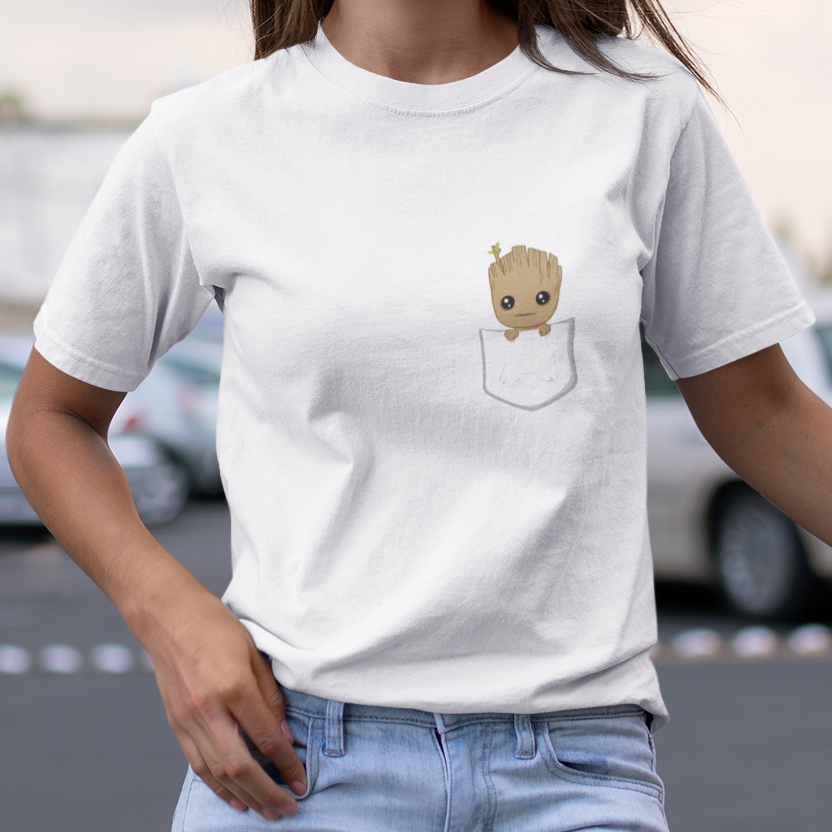 Empório Dutra - Camiseta manga longa Infantil ou Adulto venom homem aranha groot marvel