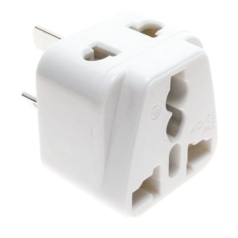 Adaptador Universal Argentina Plug Tomada 100~250 10a Branca