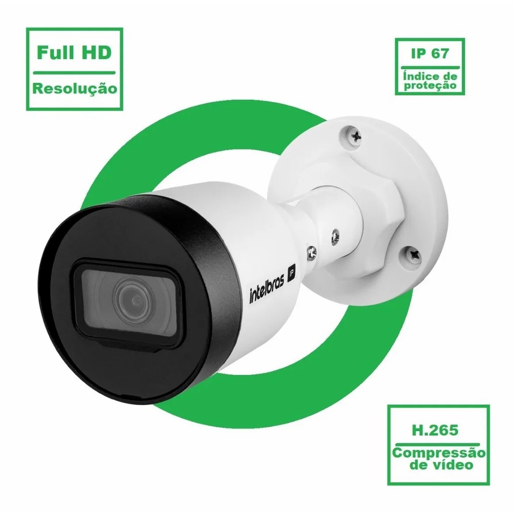 Câmera IP Intelbras Vip 1230 B G3 PoE - IR 30m 3.6mm Full HD | Shopee ...