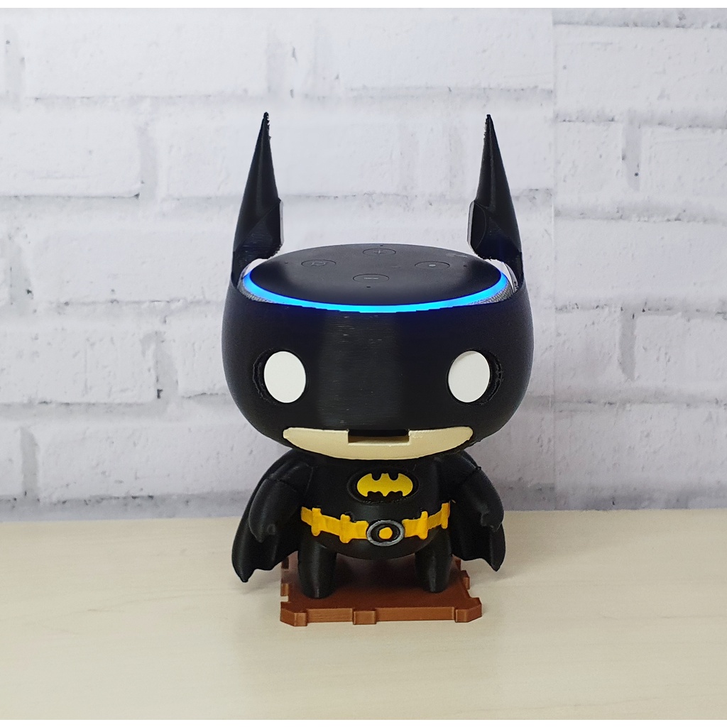 Suporte Alexa Echo Dot 3 Batman - Presente, decoração criativa, música ...