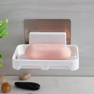 Saboneteira de plastico para sabonete em barra(vem com adesivo para colar na parede)