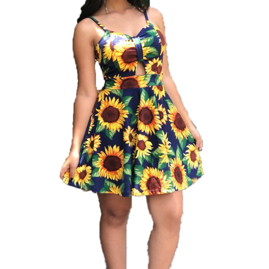 Vestido Curto Feminino Verão