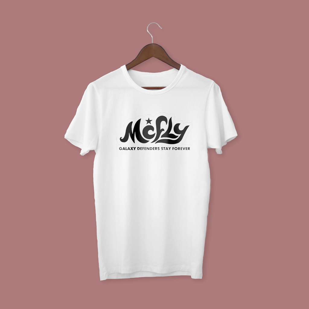 camiseta mcfly galaxy defenders stay forever t-shirt rock bands t-shirt mcfly banda mcfly