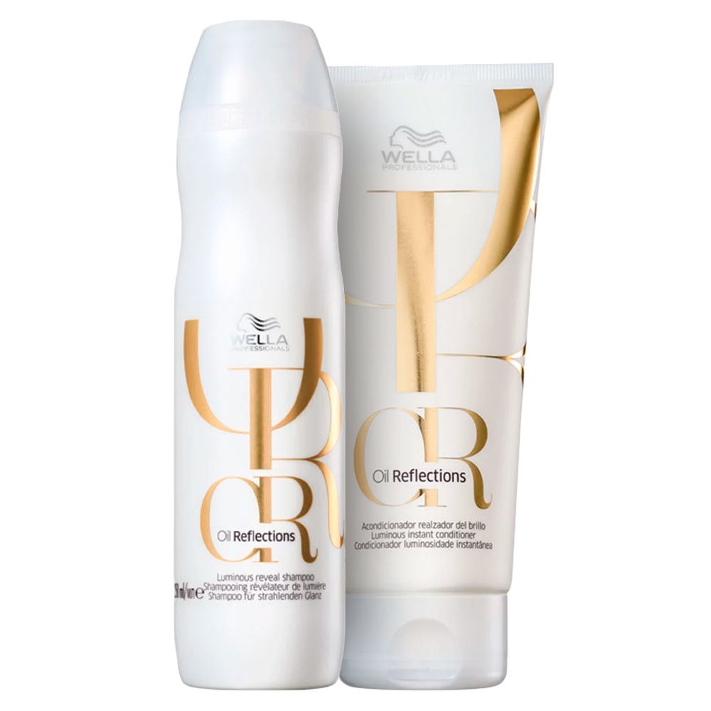 Wella Oil Reflections Shampoo 250ml + Condicionador 200ml | Shopee Brasil