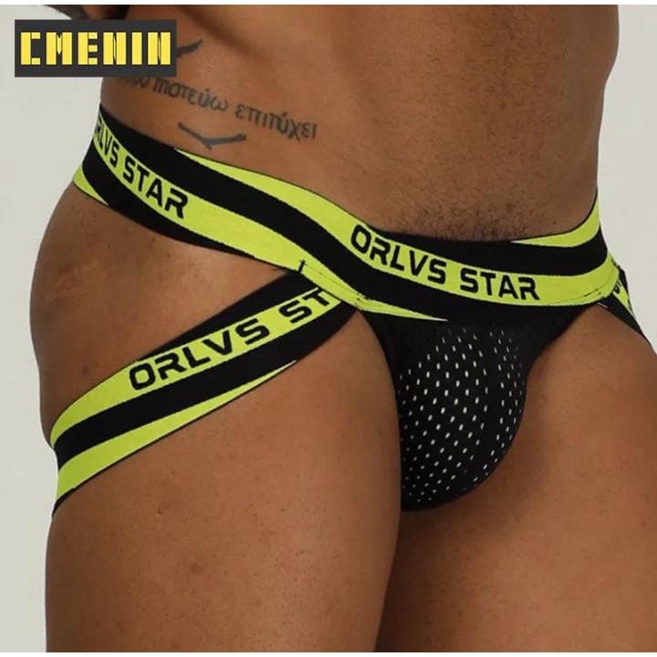 Jockstrap Orlvs Cueca Sexy Abertura Atrás Shopee Brasil 5794