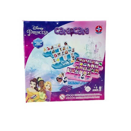 Jogo Tabuleiro Cara A Cara Princesas Disney Original Estrela