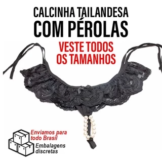 Calcinha Tailandesa sexy lingerie de Amarrar Massageadora