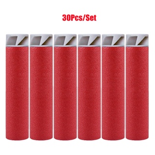 30Pcs Mega Para Nerf 9,5cm Balas De Atirador Vermelho De Espuma Dardos De  Refil De Grande Furo Cabeça N-Strike Série