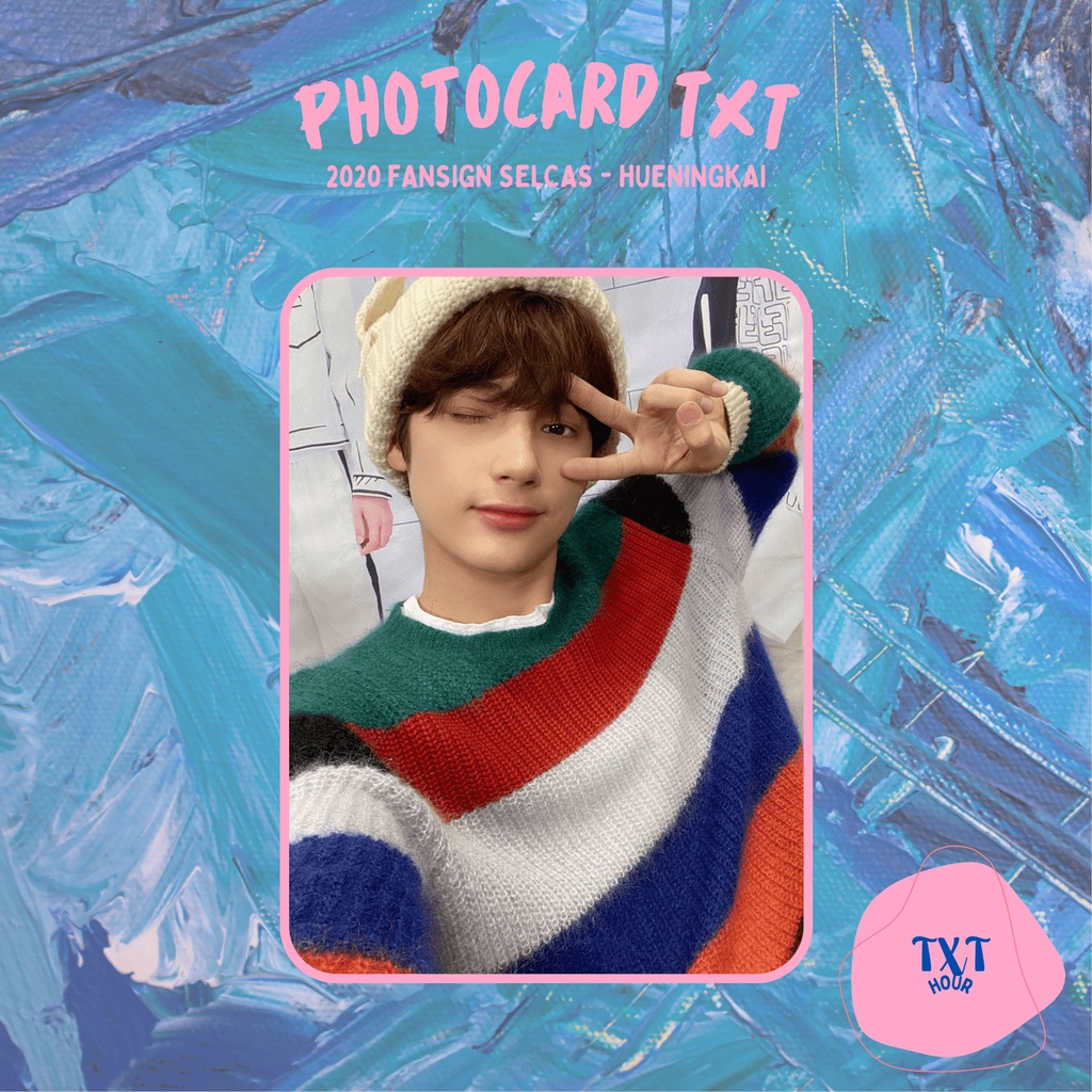 PHOTOCARD TXT (TOMORROW X TOGETHER) 2020 FANSIGN SELCAS | kpop card ...