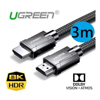 Novo Cabo Hdmi 2.1 Ugreen 8k Ultra Hd 240 Hz ideal linha RTX 4060 4070 4080 4090 - 3 Metros