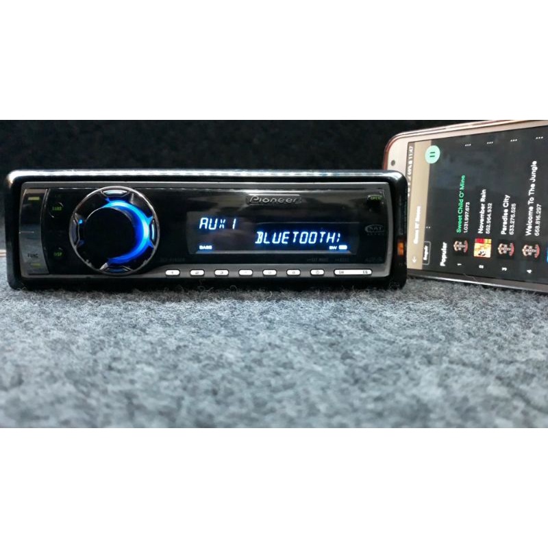 Cd Pioneer Antigo Dehp4900ib Com Bluetooth 5.0 Pelo Auxiliar Shopee