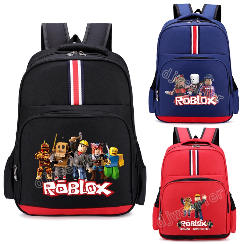 Roblox Mochila Bolsa Escolar Crianças Mochila Cartoon Mochila dos Desenhos  Animados