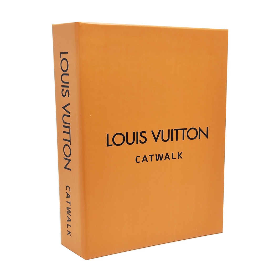 Caixa Livro Decorativa Grande 31x23,5x5cm - LV laranja
