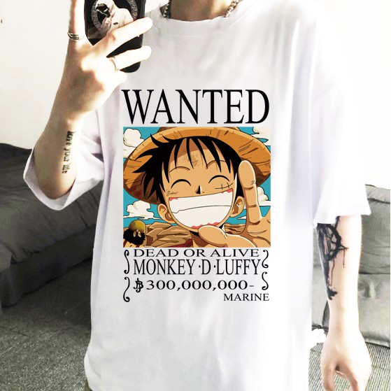 Camiseta Camisa One Piece Haki Monkey D Luffy Anime Ref0216