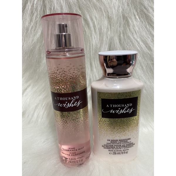 thousand wishes bath and body works (valor unitário) | Shopee Brasil