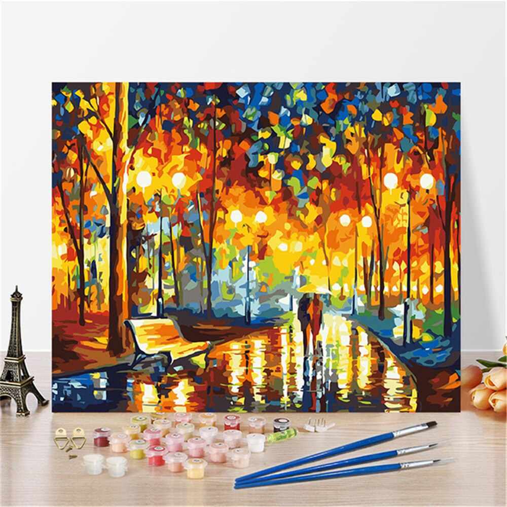 pintura numerada Pintura Por Números Cenário cura pintura numero por ...