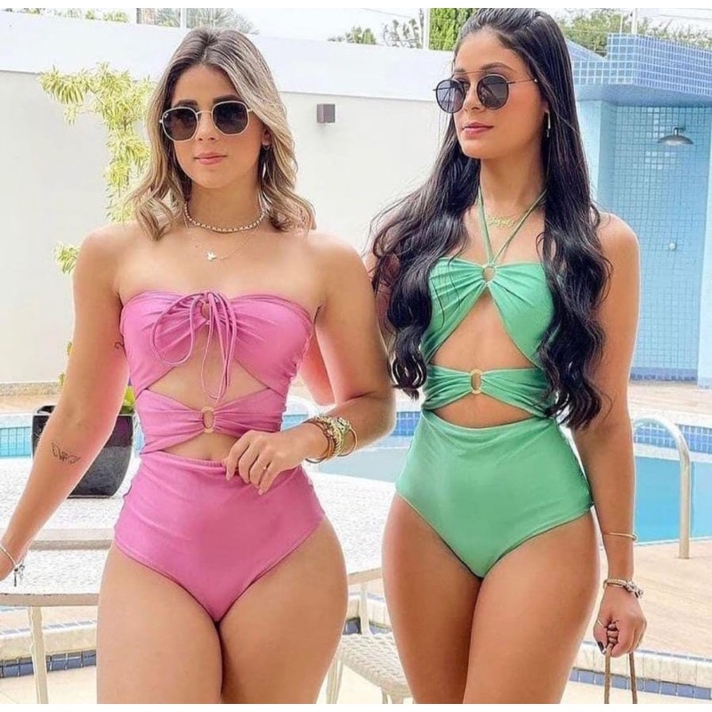 Maiô, Body Feminino Modelo 2022 Chapa Barriga Com Bojo Neon