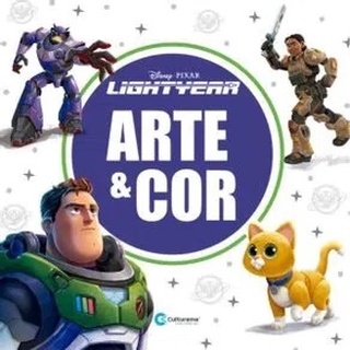 Livro Arte e Cor Lightyear Disney Pixar Grande Culturama