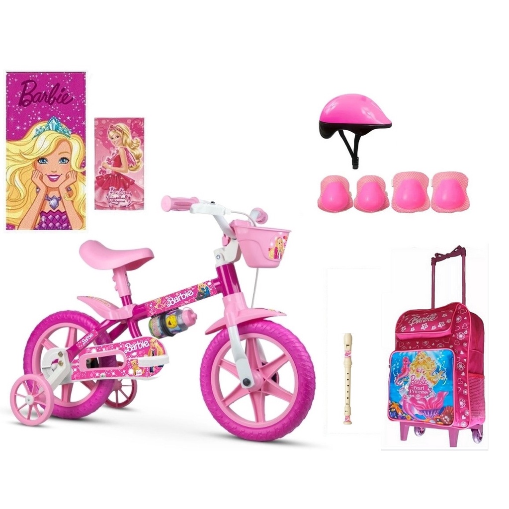 Kids best sale barbie bike