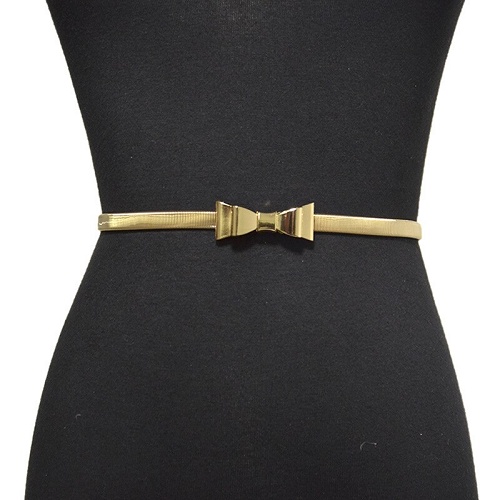 Cinto dourado best sale fino para vestido