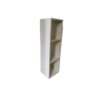 Estante de Livros Colmeia Triplo Branco Decorativo Livreiro - Compmovel