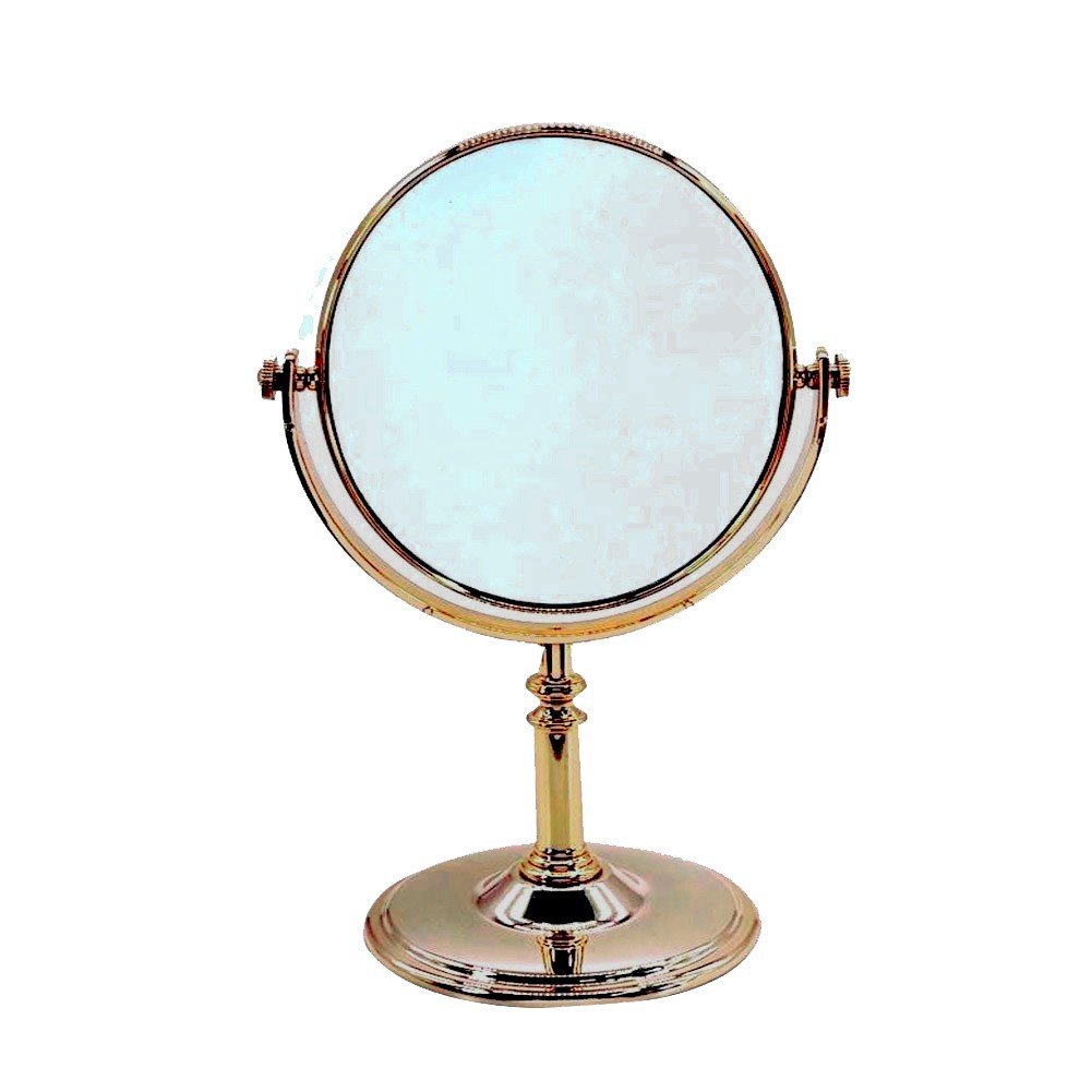 Espelho De Mesa Dupla Face C/ Aumento Aramado P/ Maquiagem Sobrancelha -  Loja Coisaria - Presente com ideias