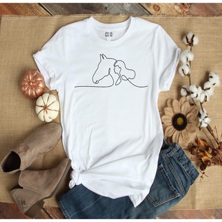 Camiseta T Shirt Feminina Branca Cowgirl Love Horse Country CS13