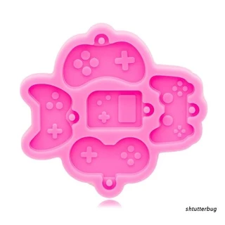 sht Game Handle Chaveiro Molde Silicone Furo Pingente Para Do Dia Namorados Jóias Fazendo