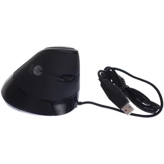 Mouse Vertical Com Cabo Conexão Usb E Led Ergonomico
