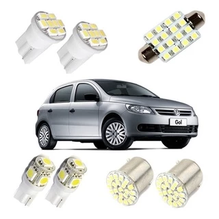 Kit Lampadas Led Gol G2 G3 G4 G5 G6 G7 Pingo Teto Placa Ré