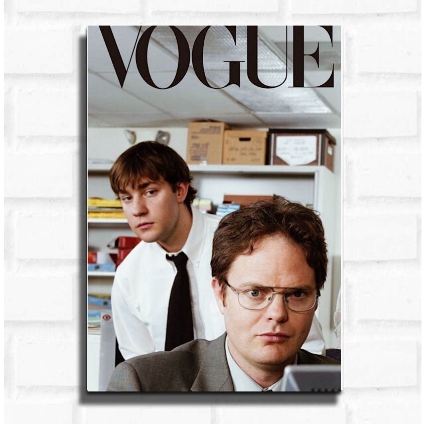Placa Quadro Decorativa 20x28 De The Office ( Vogue ) | Shopee Brasil