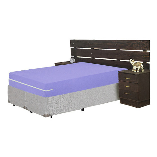 5 Capa De Colchão Solteiro Malha De Algodão Com Zíper