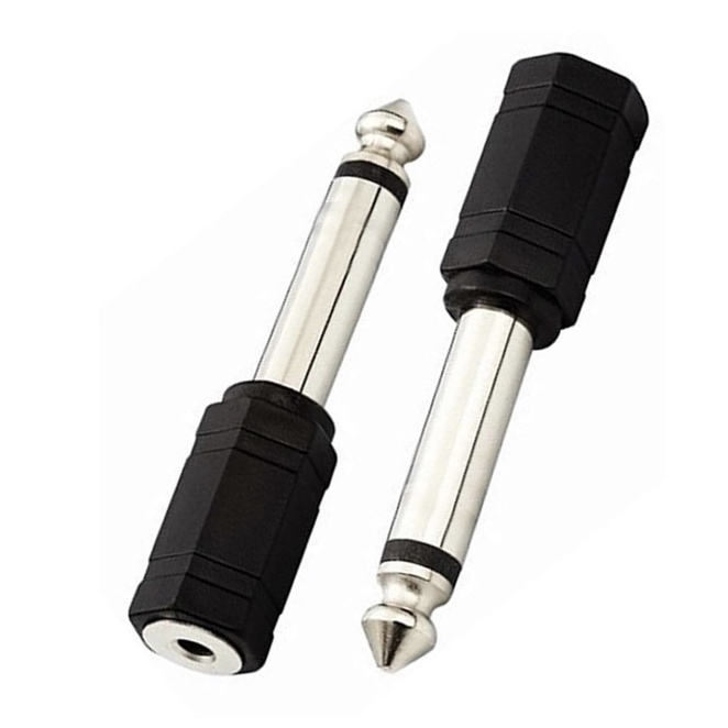 Adaptador De Microfone P10 Para Fone Mic Amplificador P2