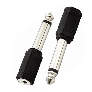 Adaptador De Microfone P10 Para Fone Mic Amplificador P2